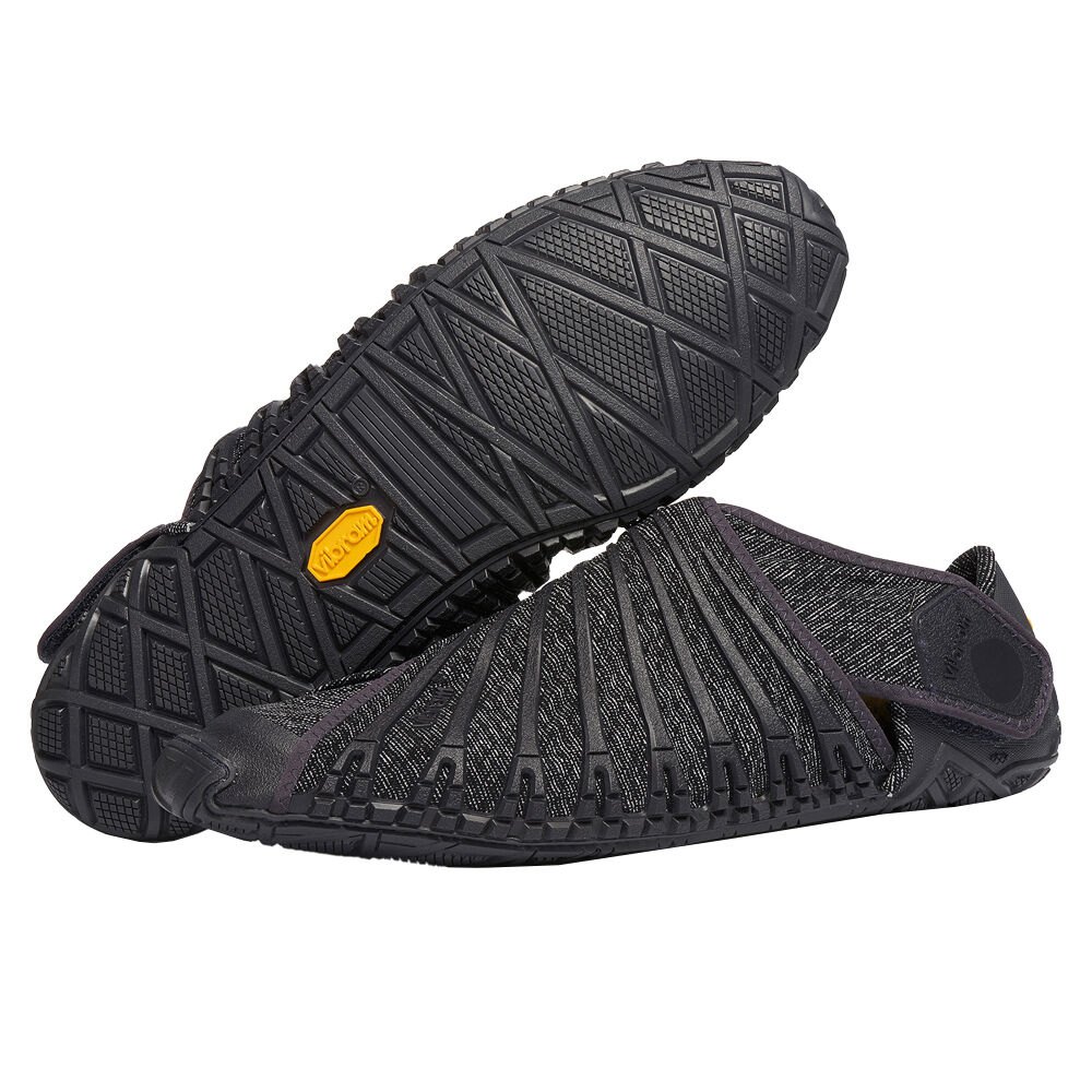 Vibram Furoshiki Mens Shoes - Black - Low - 59738-VSYA